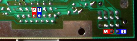 AV Famicom board - wire assignments