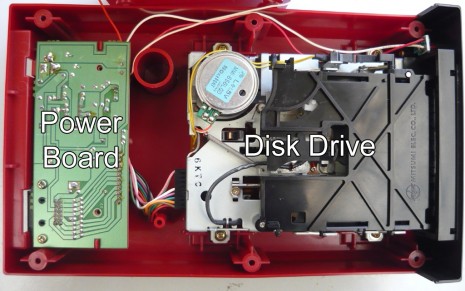 Inside the Famicom Disk System drive