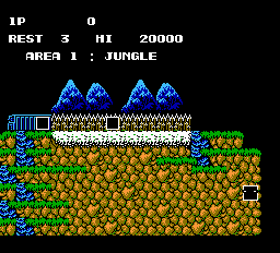 A map, not in the NES version.