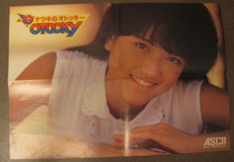 Natsuki Ozawa pack-in poster.  She would later become an AV idol.